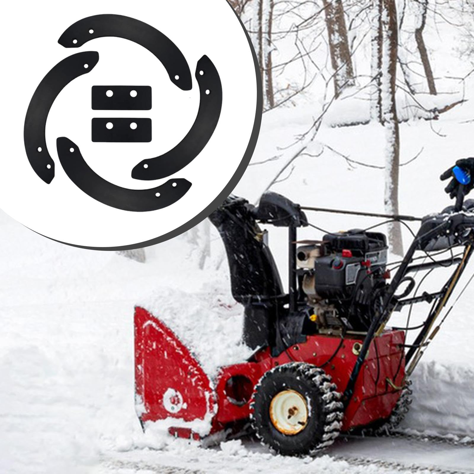 Kit de Paletas para Soplador de Nieve, Piezas de Equipo Profesional, Accesorios de Fácil Instalación, Alta Resistencia, Enhance 06720-030.