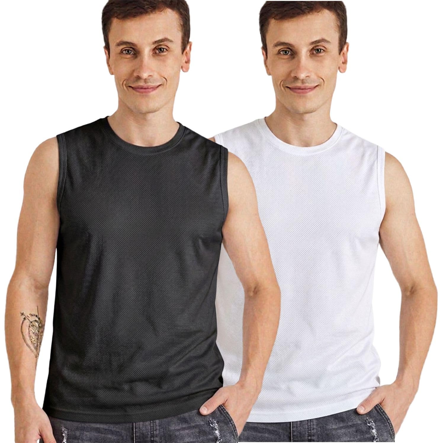 Men's Premium Dry-Fit Aesthetic Gym Vest | Breathable High-Performance Athleisure Wear for Workout, Streetwear & Sports-picture-56