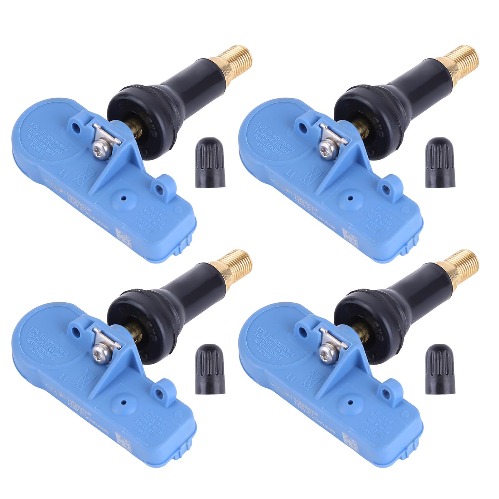 4 sensores de presión de neumáticos 13581561 TPMS para Opel Adam 2016-2019 Petrol Hatch 1.0 1.2 1.4 FWD M13 Sistema de monitoreo de presión de neumáticos RDKS Sensores de presión de neumáticos nuevos