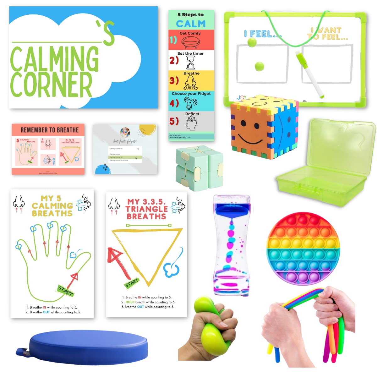 Buy Gifts Of Joy Calm Down Corner Classroom kit, Feelings , Emotion
