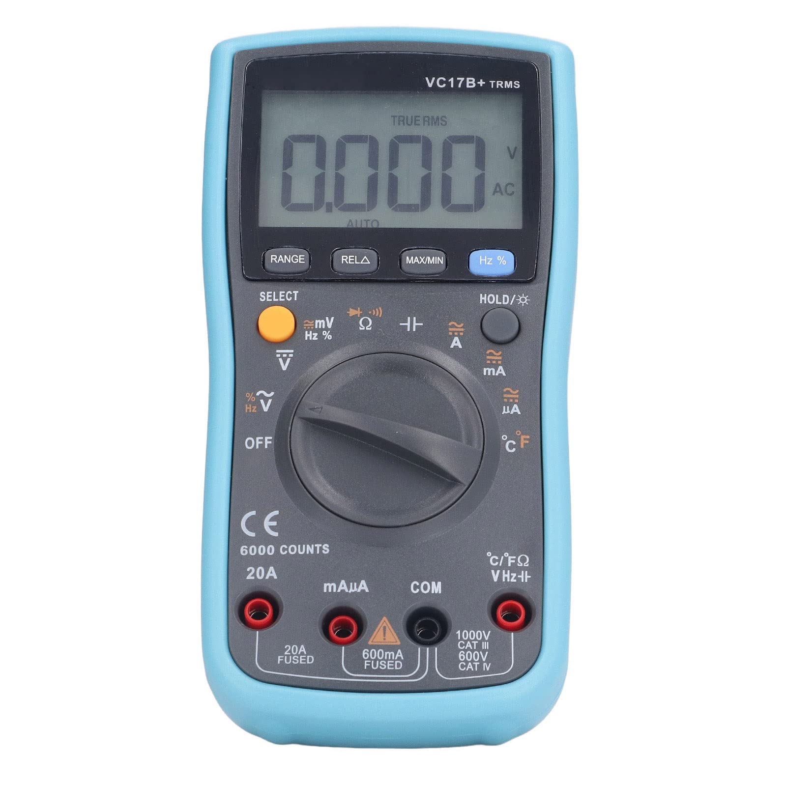 Hyuduo LCD Multimètre à Gamme Automatique, Testeur de Tension capacité