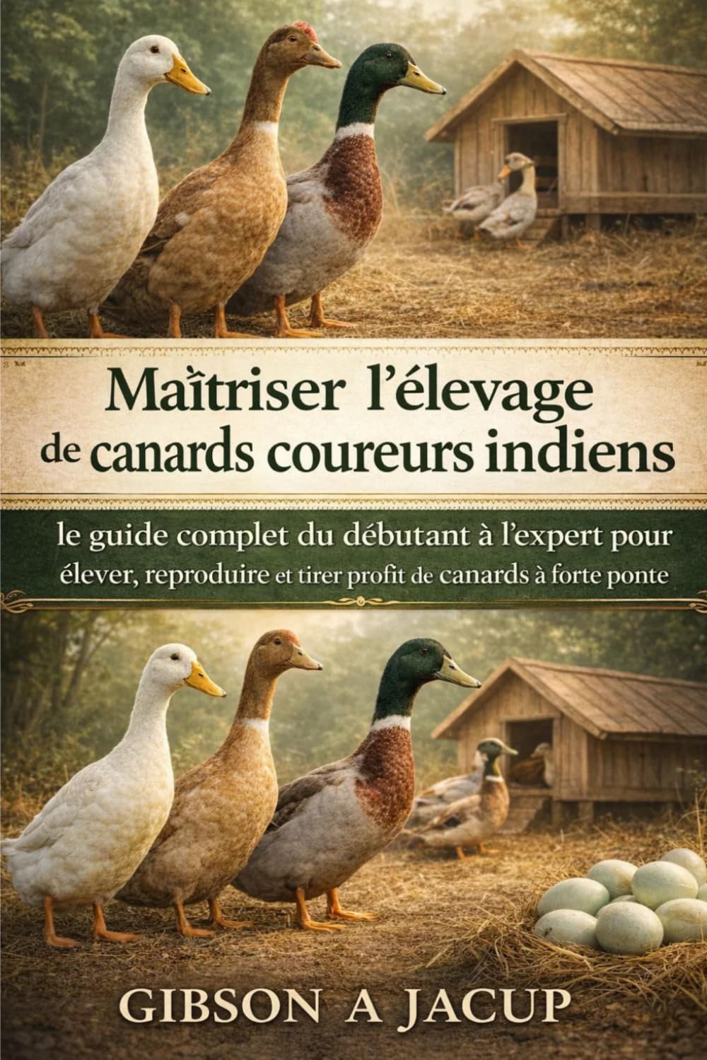 MAÎTRISE DE L'ÉLEVAGE DU CANARD COUREUR INDIEN: Le guide complet du débutant à l'expert sur l'élevage, la reproduction et la rentabilité des canards à forte ponte