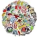 TVBP pegatinas, 100 Piezas Stickers de Graffiti Aesthetic de Colores Impermeable Vinilo Pegatinas Decorativas para Portátiles, Automóviles, Motocicletas, Bicicletas, Guitarra, Monopatines