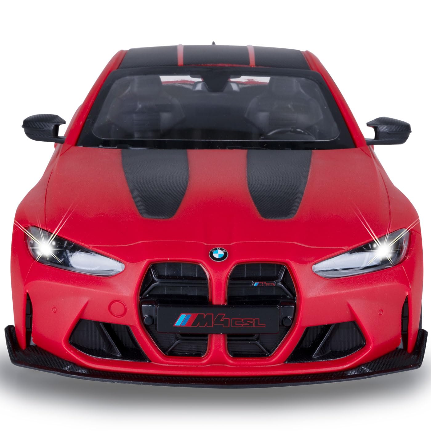JAMARA 402270 BMW M4 CSL 1:16 czerwony 2,4 GHz RC samochód wyścigowy zdalnie sterowany, zabawka dla dzieci od 6 lat, pomysł na prezent