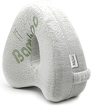 MillyBeas Orthopedic Knee Leg Pillow for Side Sleeping, Support Pillows to Reduce Back Pain, Knee, Hip and Sciatica, Bamboo Cover and Memory Foam