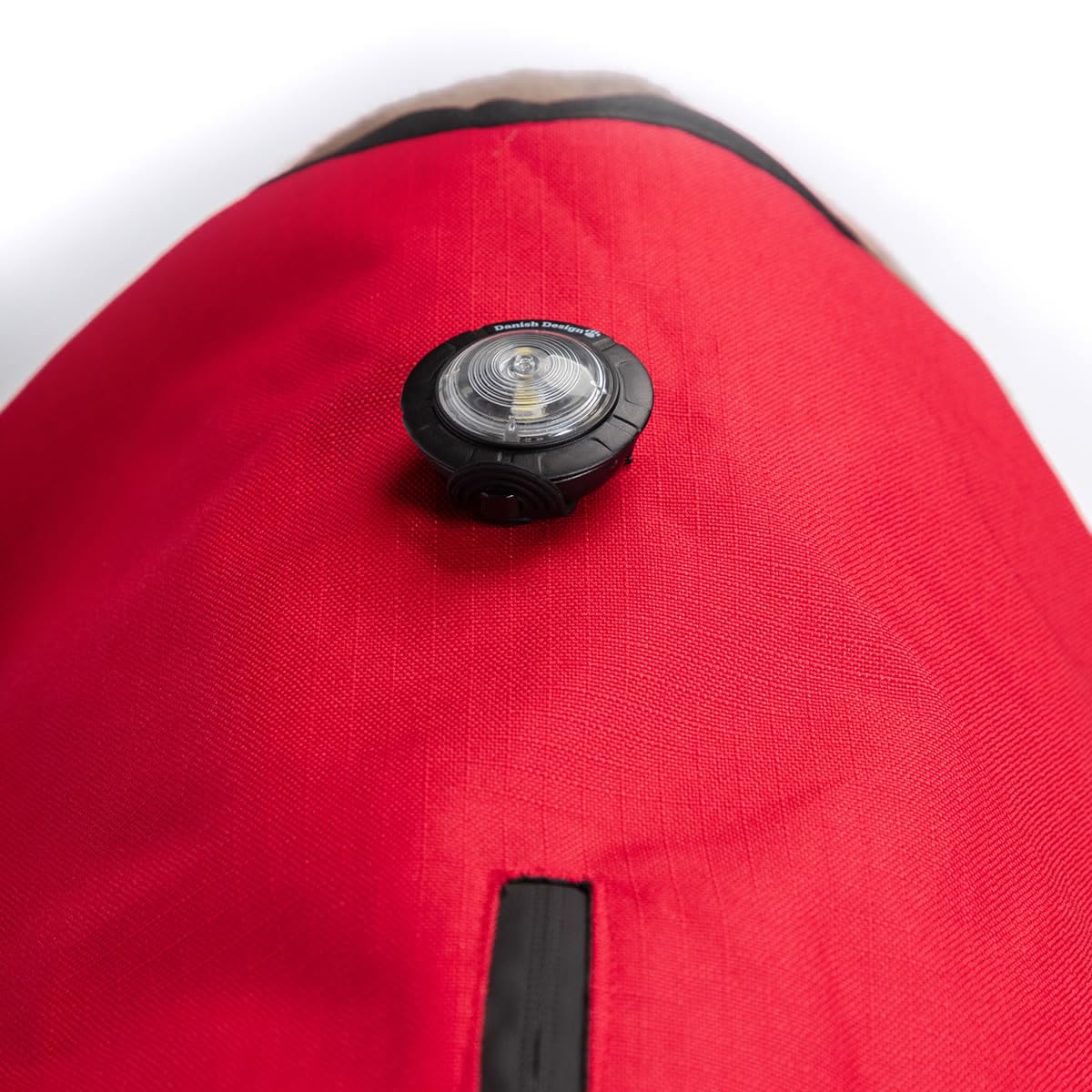 Danish Design Abrigo 3 en 1 para Perro, Rojo, 49 cm, Impermeable, Impermeable y Reflectante para Perros