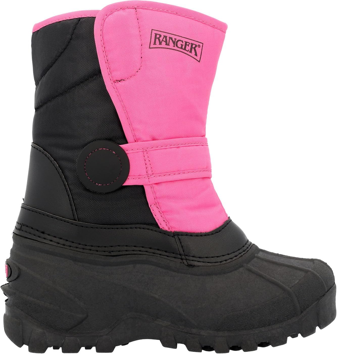 Ranger Kids' Addison Waterproof Insulated Snow Boots Black/Pink
