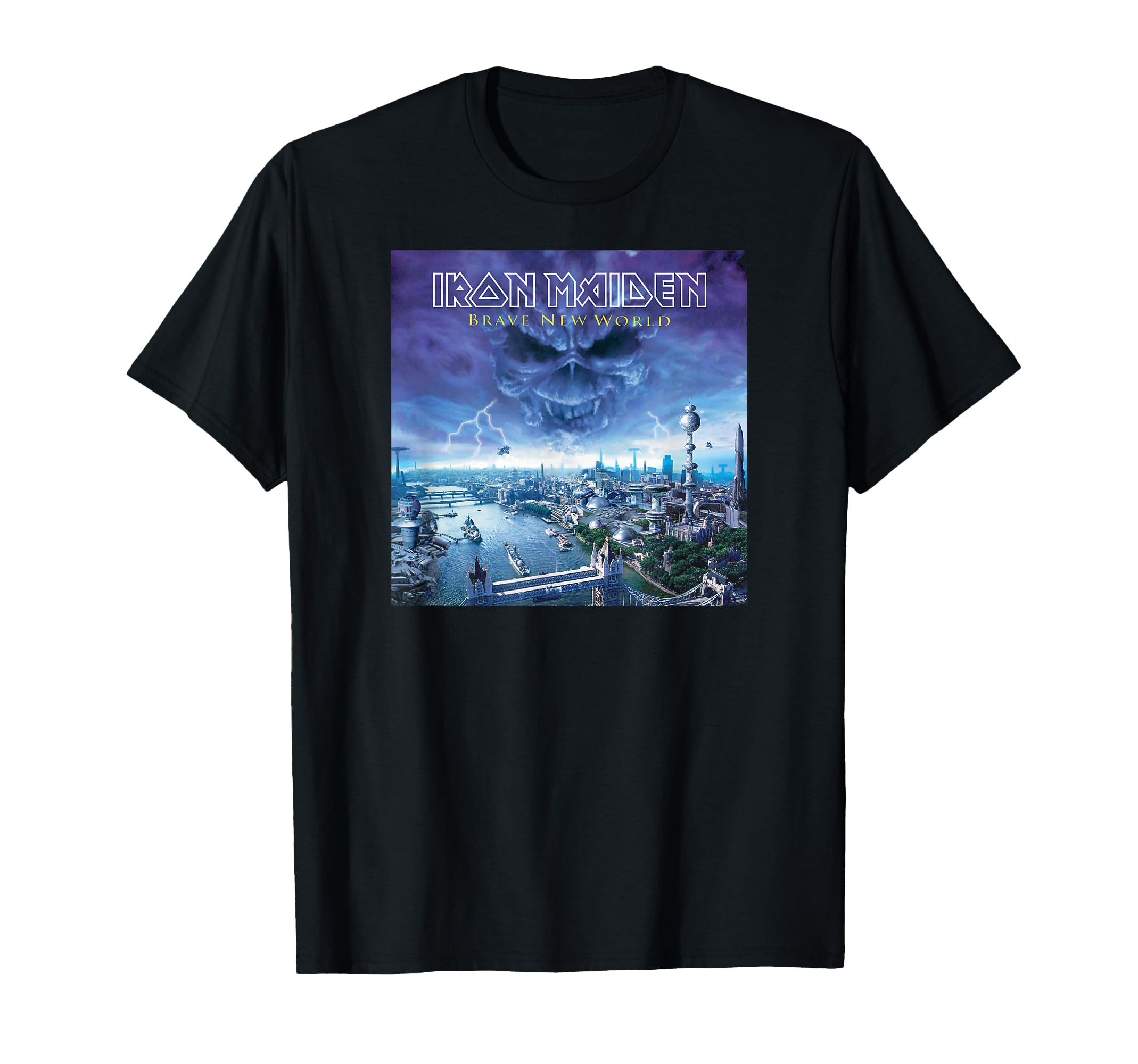 Iron Maiden Brave New World T-Shirt : Amazon.co.uk: Fashion