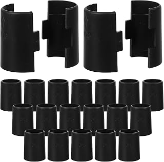 26 Paare Ersatz Verriegelungsclips, Kunststoff, Schwarz, 1-zoll
