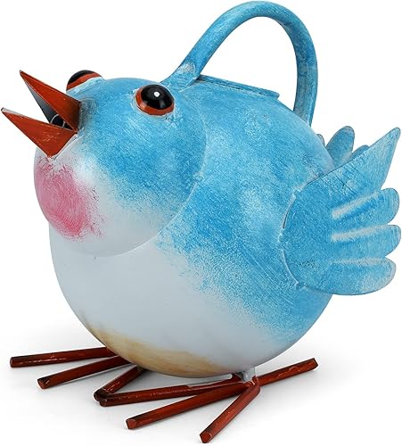 Regadera de metal para plantas de interior/exterior, decoración de regadera pequeña funcional de jardín, maceta decorativa para plantas de casa,