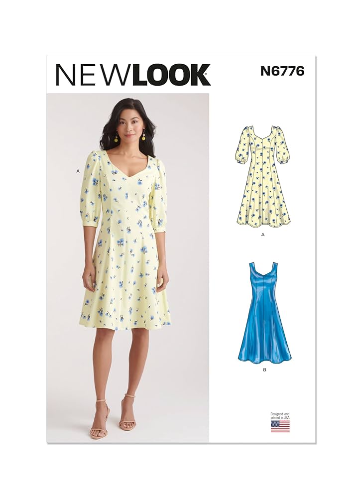 Cartamodello New Look 6461 | Vestito, Tunica E Top | Donne Misure 40-52