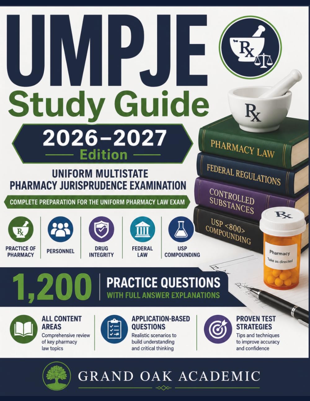 UMPJE Study Guide 2026–2027 Edition: 1,200 Practice Questions with Full Answer Explanations