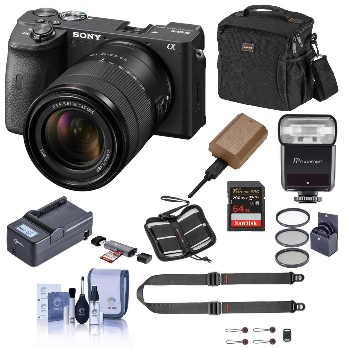 Amazon.com : Sony Alpha a6600 Mirrorless Camera with 18-135mm Lens 