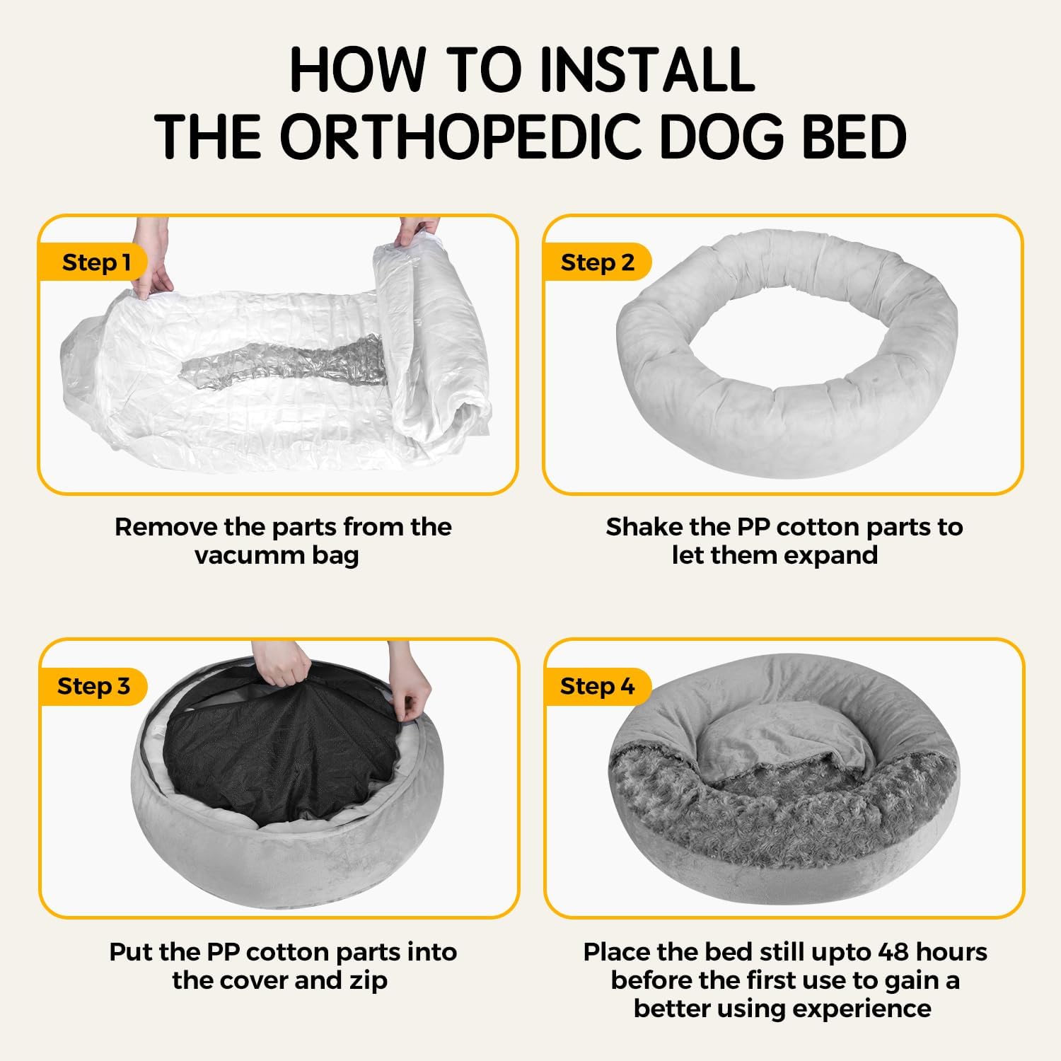 Snuggle Up: The Ultimate Small Dog Bed with Removable Cover & Cozy Blanket
