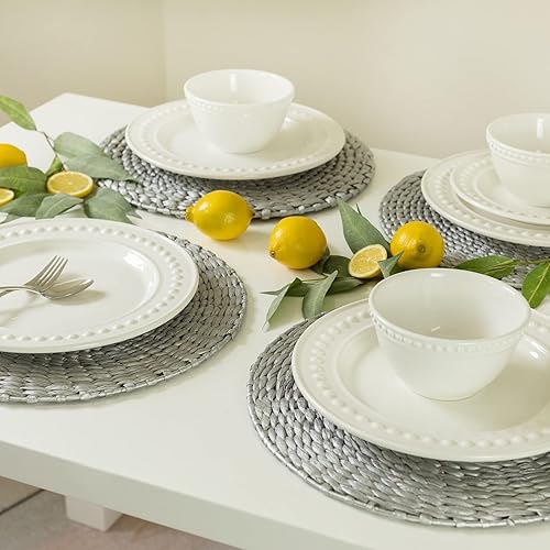 Miniatura 4 de Benson Mills - Mantel individual trenzado de jacinto de agua