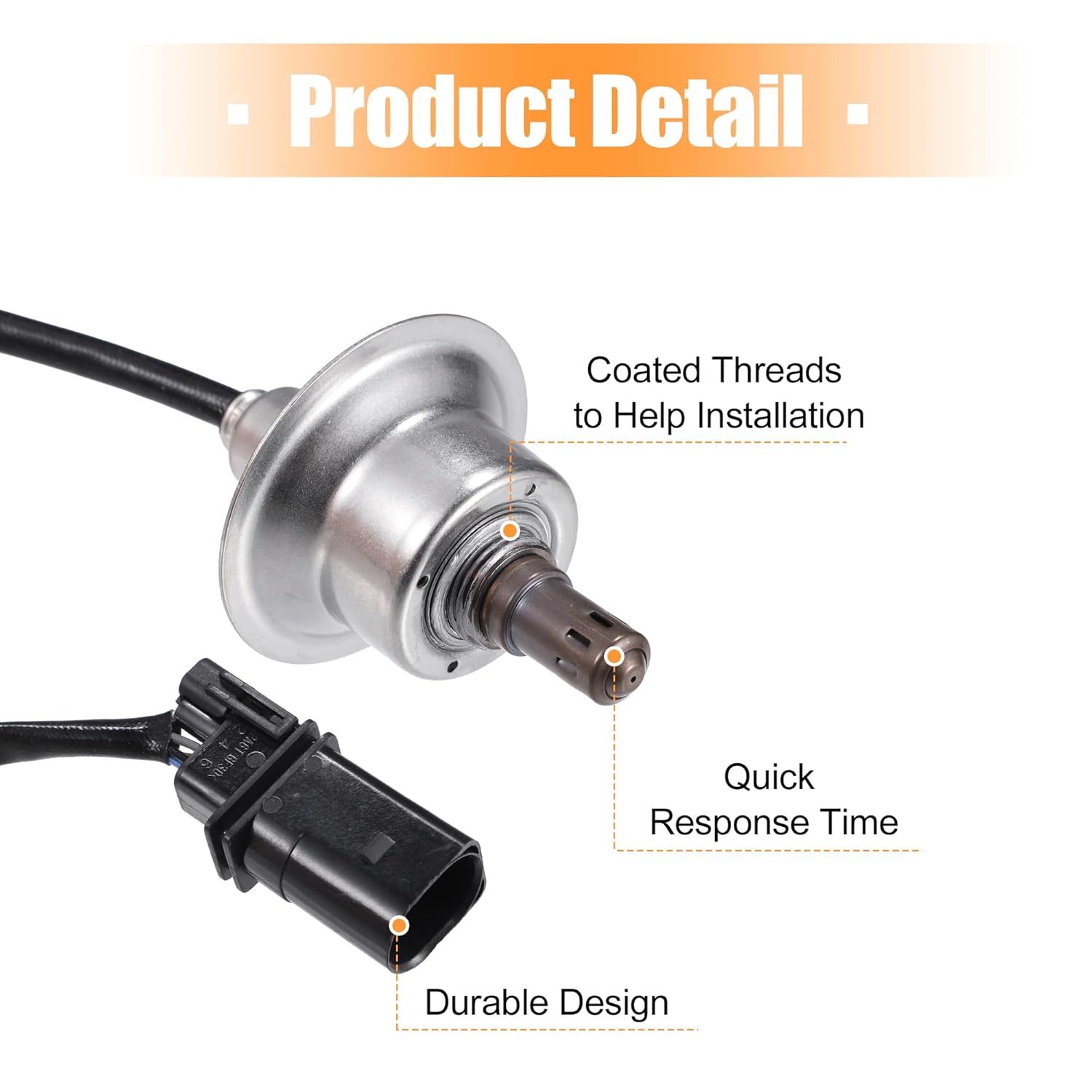 uxcell Car Front Upstream Oxygen Sensor O2 Oxygen Sensor for Hyundai Santa Fe 2.4L L4 - Gas 2019 2020 for Hyundai Santa Fe Sport 2.4L L4 - Gas 2017 2018