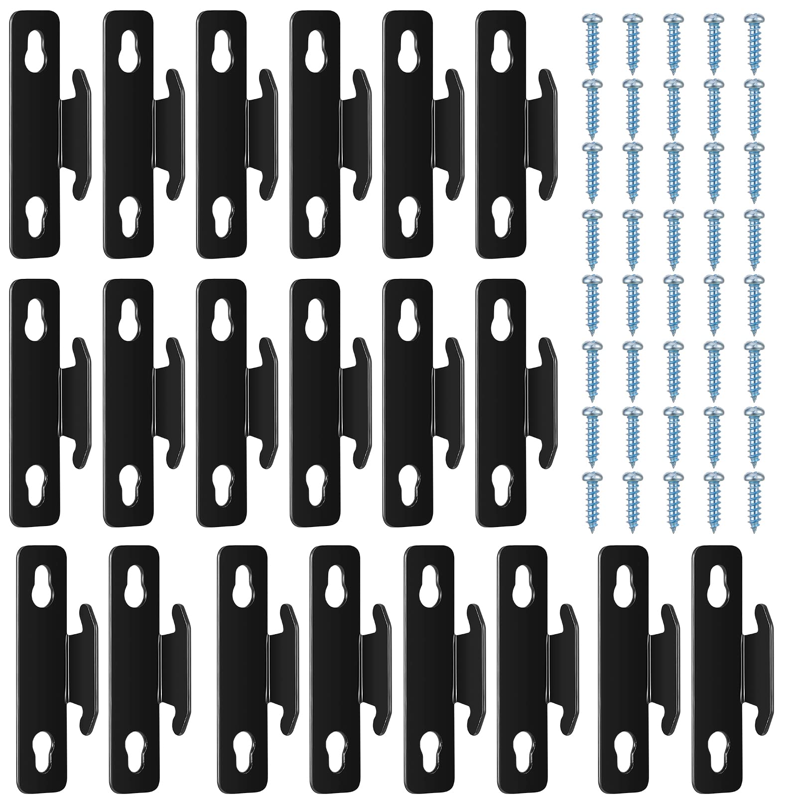 Curtain Rod Brackets - White Hardware Set -10