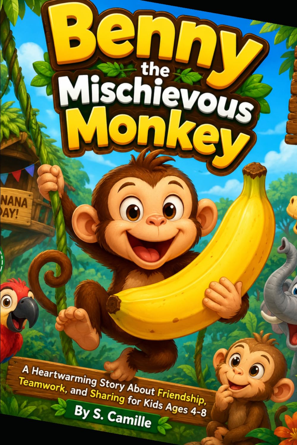 Benny the Mischievous Monkey: A Funny Jungle Adventure About Friendship, Teamwork, and Sharing for Kids Ages 4–8 (The Benny Adventures)
