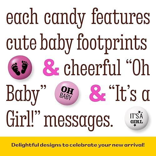 Miniatura 5 de M&M'S - Caramelos de chocolate con leche para bebé (20 unidades), perfectos para fiestas de revelación de género, regalos de fiesta de bebé y