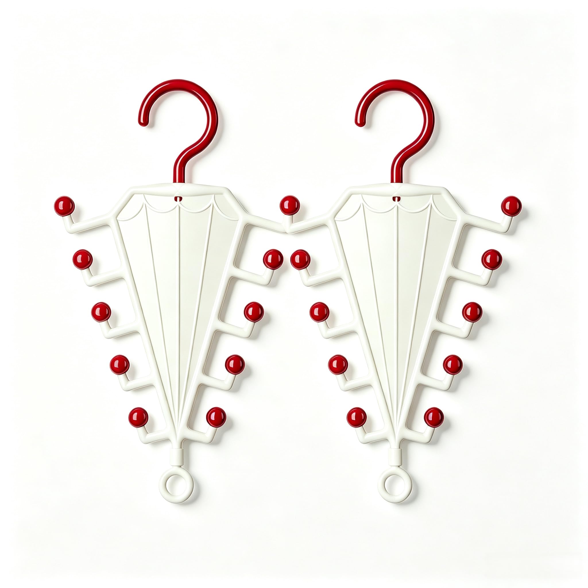 V-Shaped Double Sided Clothes Hangers Space Saver Vertical Clothing Rack(B)