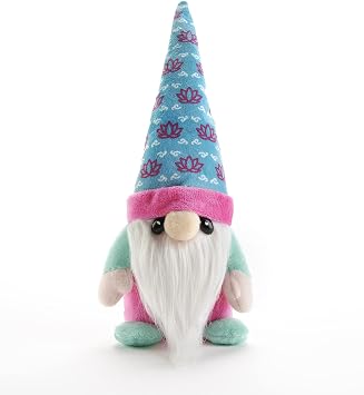 Gift Craft 473955 Hug Feel The Love Yoga Gnome, 9-inch Height, Polyester, Yogi