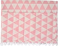 Vista 5 de yueton Funda para horno de microondas, color rosa, a prueba de polvo, funda de algodón y lino, protector de electrodomésticos para el hogar