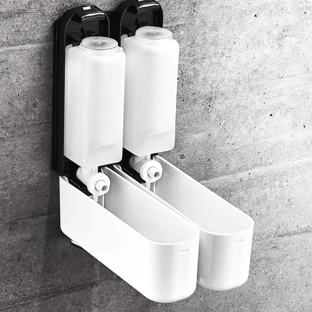 Dispensador de jabón automático sin contacto para cocina, baño, dispensador de jabón montado en la pared con capacidad de 11,8 oz, ideal para el hogar, hotel, centro comercial (plata, 3 cámaras)