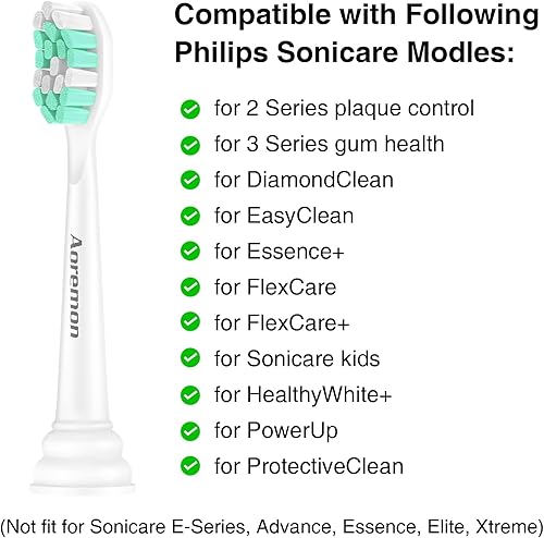 Miniatura 9 de Cabezales de cepillo de dientes de repuesto compatibles Sonicare HX9023HX9024