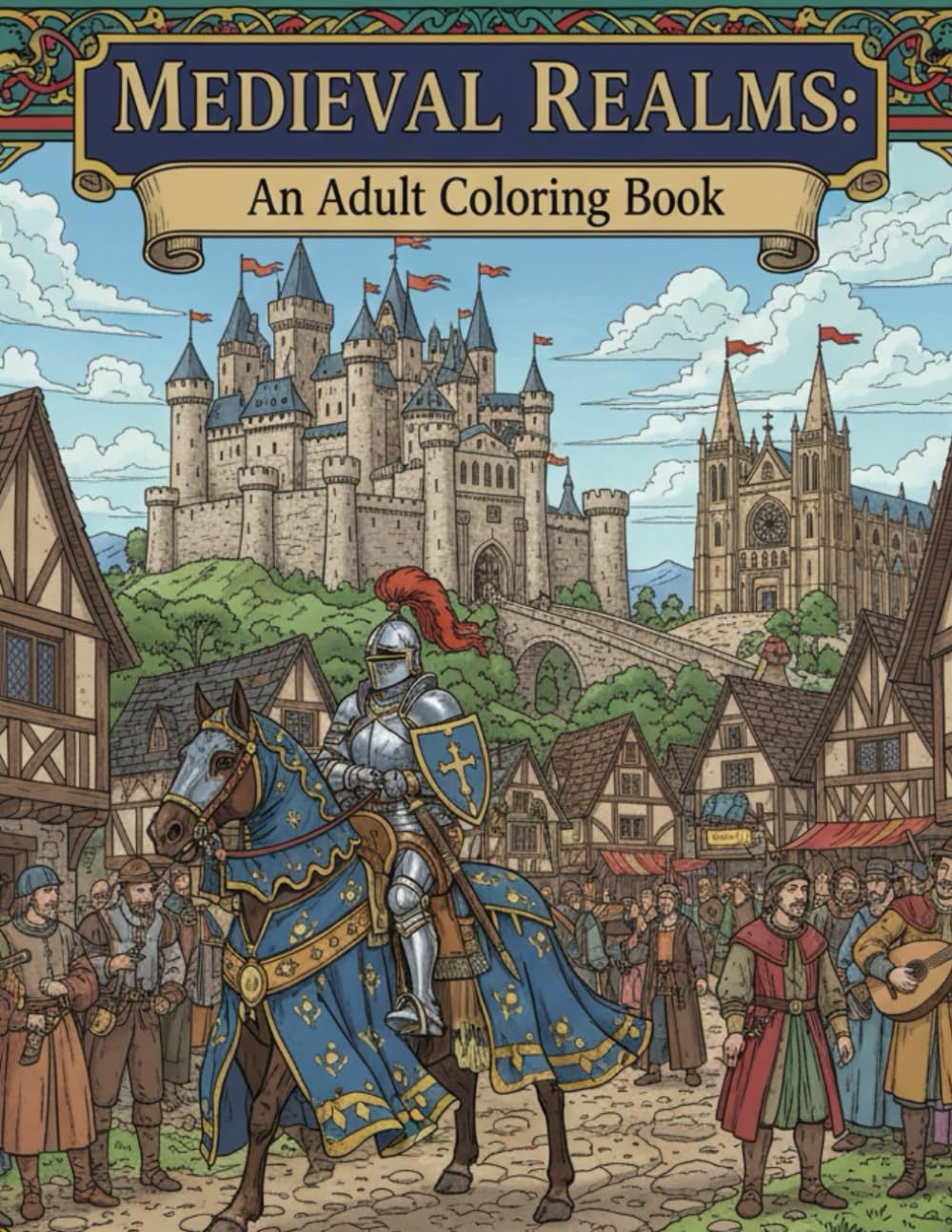 Medieval Legends & Castles: a stunning colouring book for adults