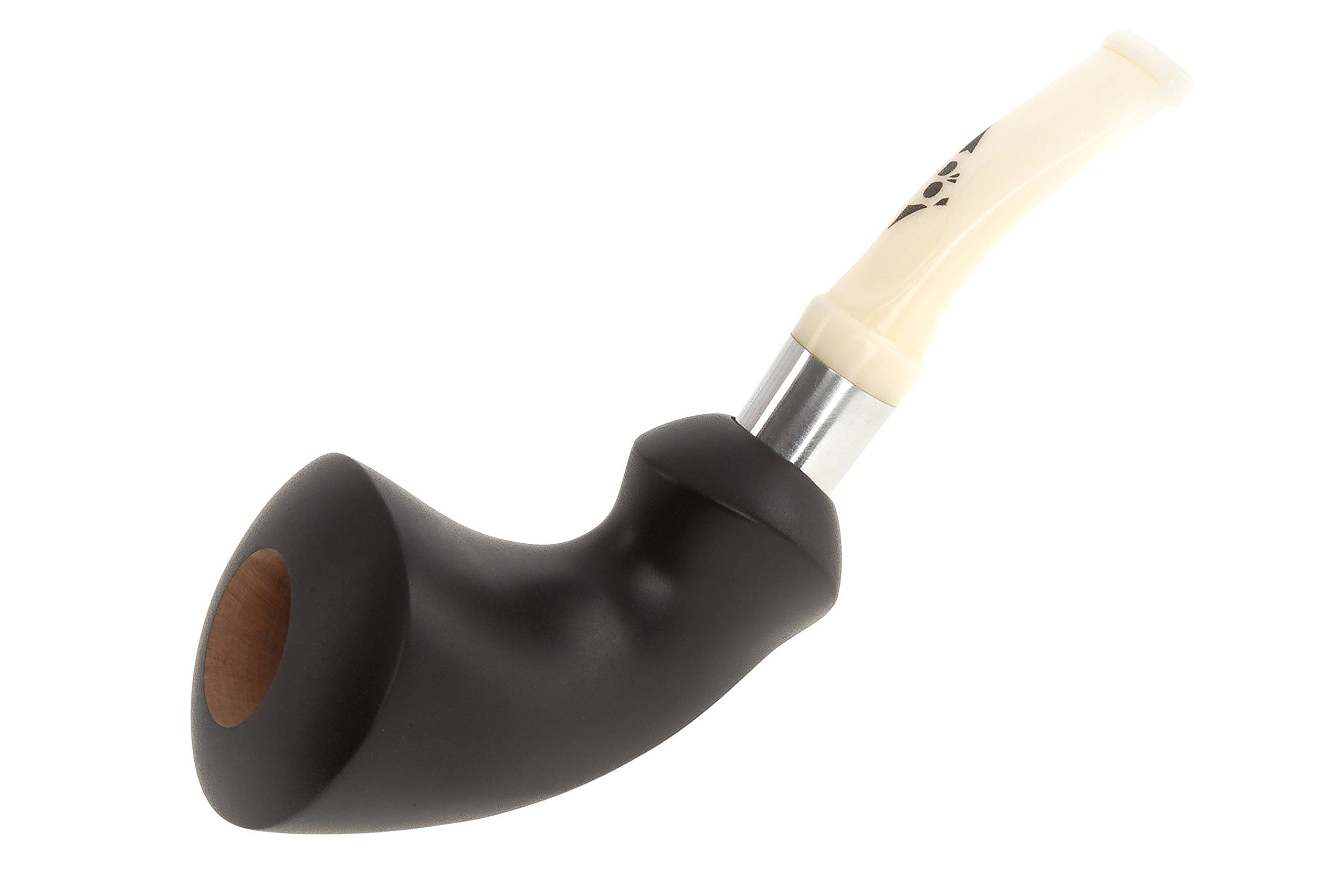 Jolly Roger Buccaneer Tobacco Pipe Black