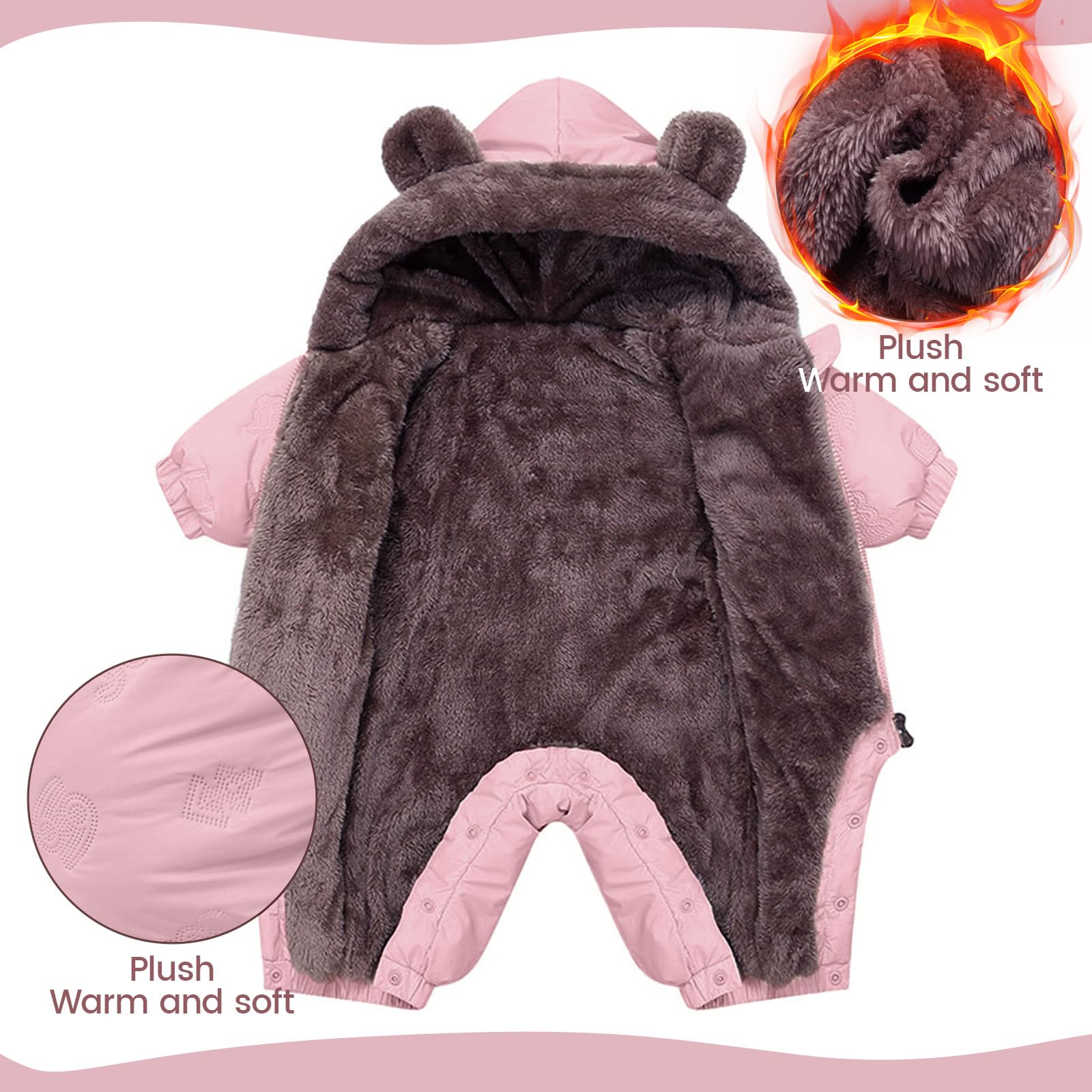 JiAmy C2-tz-pf08904 Trajes de nieve para bebés Unisex bebé