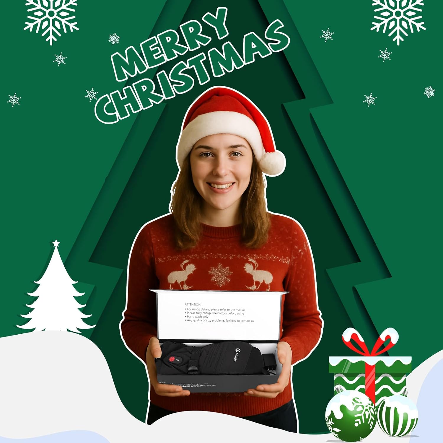 SAVIOR HEAT Heated Gloves, 3-Heating Levels Rechargeable Heated Ski Gloves for Men & Women, Touchscreen Water-Resistant 7.4V 2200mAh Electric Hand Warmers, Ideal for Skiing, Snowboarding, Working - Image 8