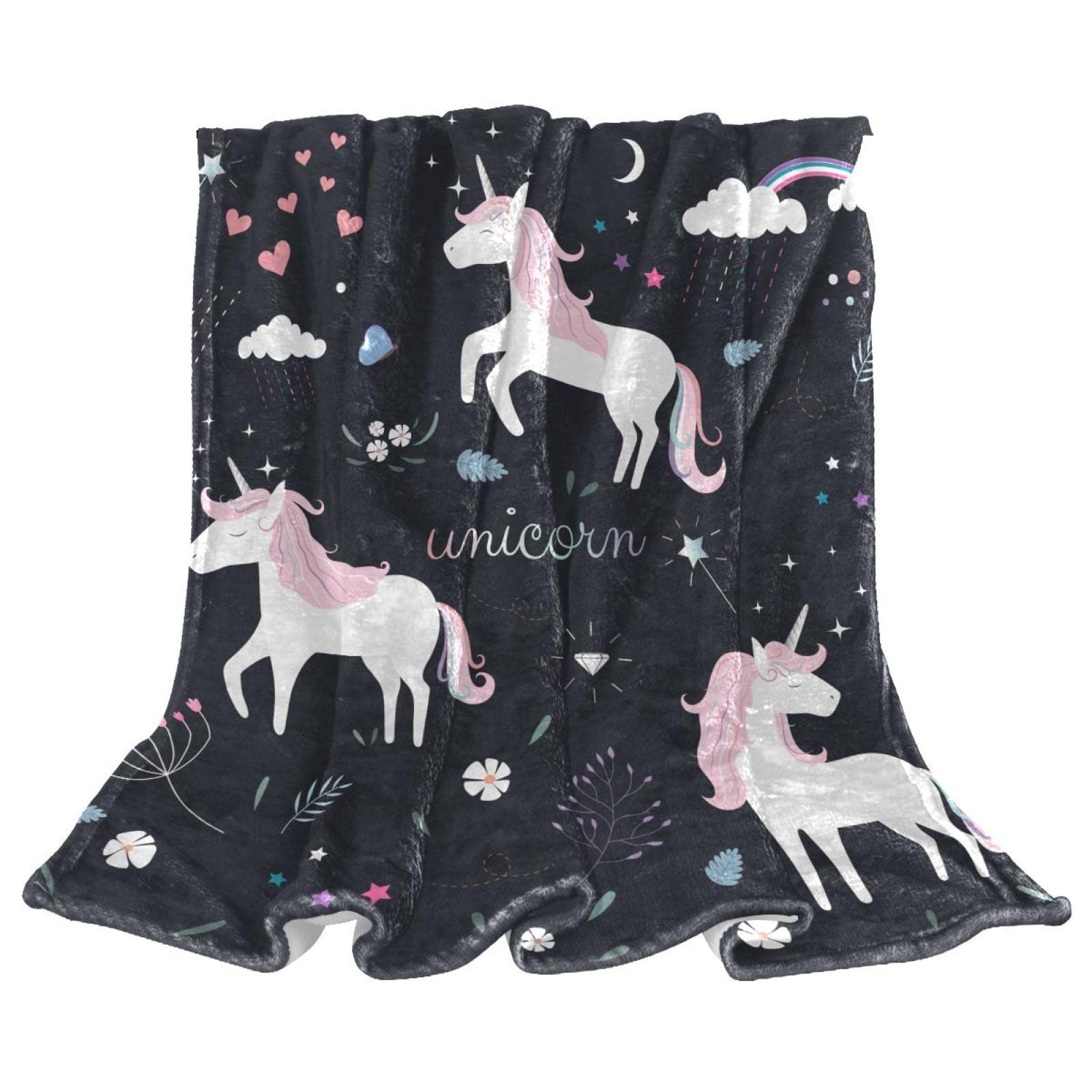 Couverture de lit licorne pour créer un nid douillet enfant