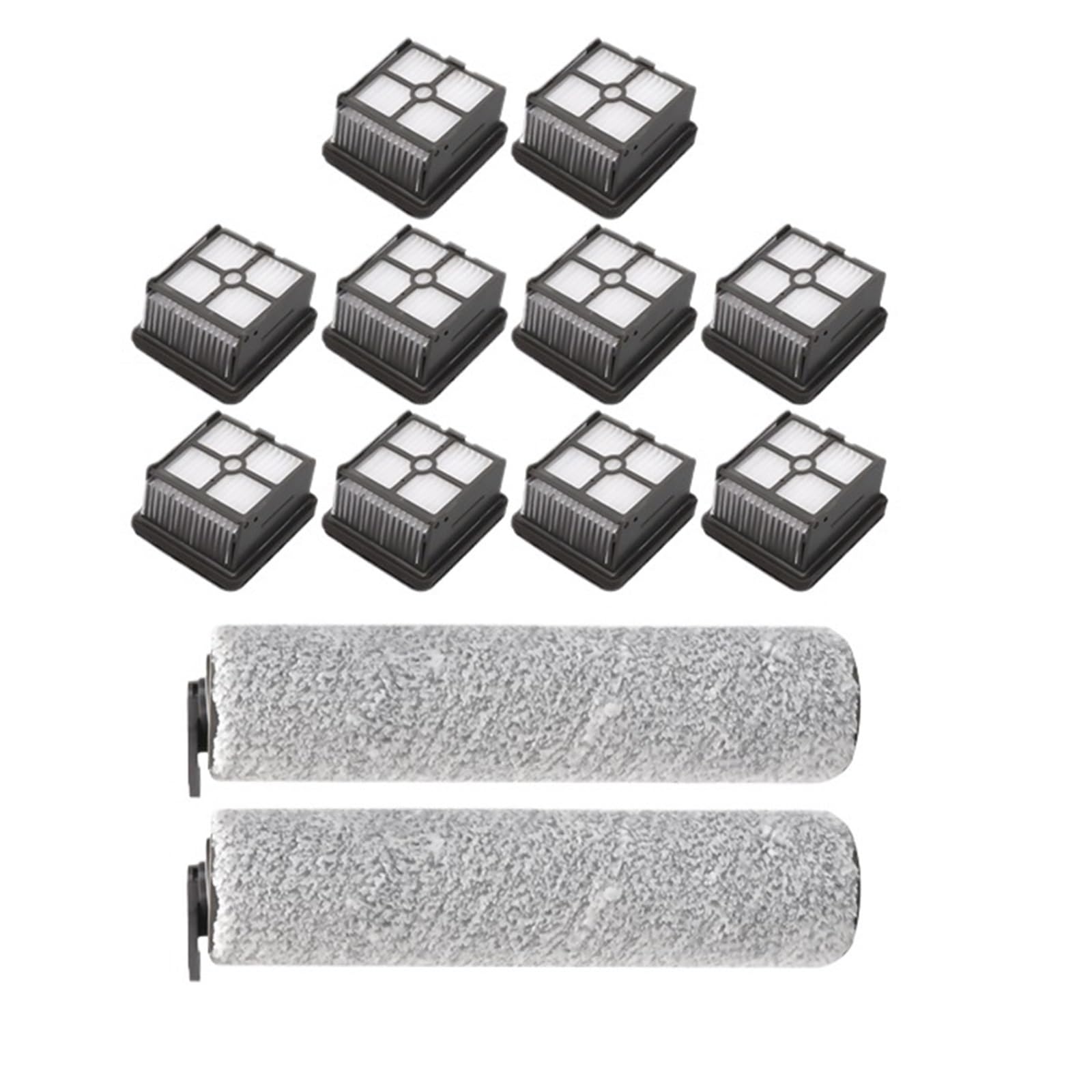 Haupt-Soft-Rollenbürsten-Filter-Set, Kompatibel Mit Dreame, H11 Kabellosen Elektrischen Bodenstaubsaugern, Ersatzteilen(12pcs set)