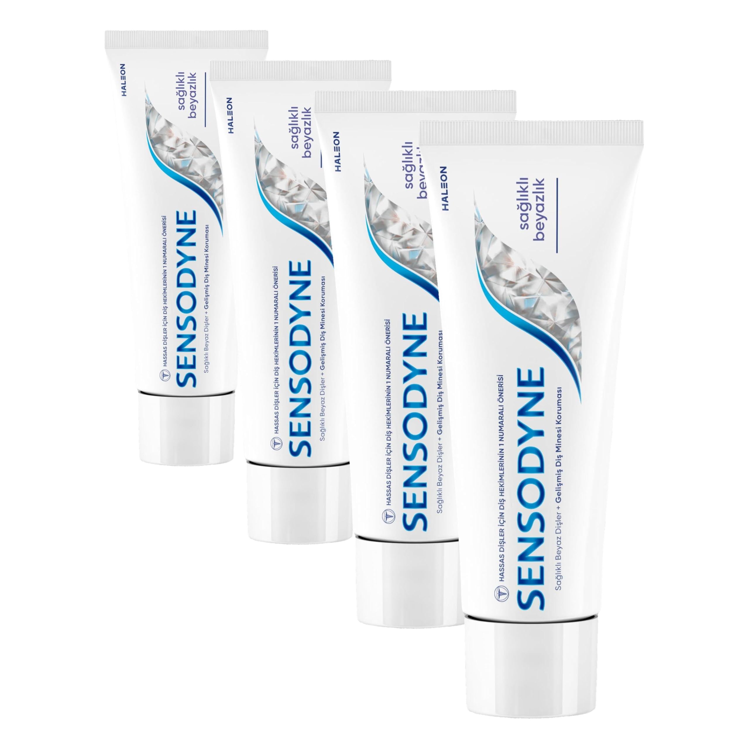 Sensodyne Sağlıklı Beyazlık Diş Macunu 75 ml (4 paketi)