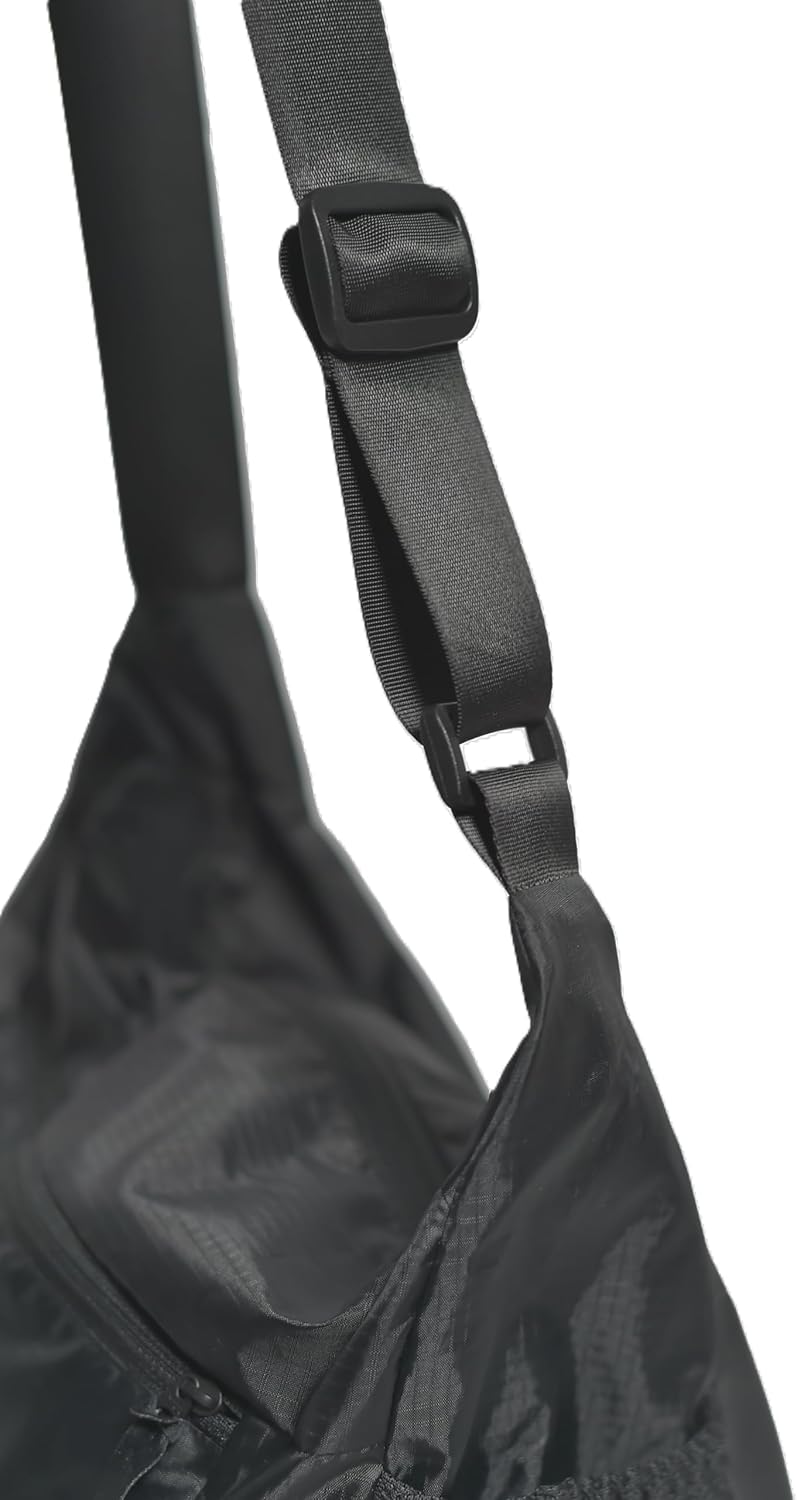 Ultra-Light Foldable Messenger/Crossbody Bag - Waterproof PU-Coated Polyester Ripstop Fabric - Versatile & Lightweight Shoulder Bag for Travel, Gym, Daily Use (Available in Two Sizes) - Image 2