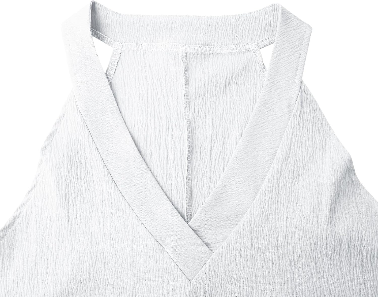 Flowy Dresses for Women Sleeveless V Neck Long Dress Linen Loose Comfy Boho Dresses Summer Vacation Beach Sundresses White