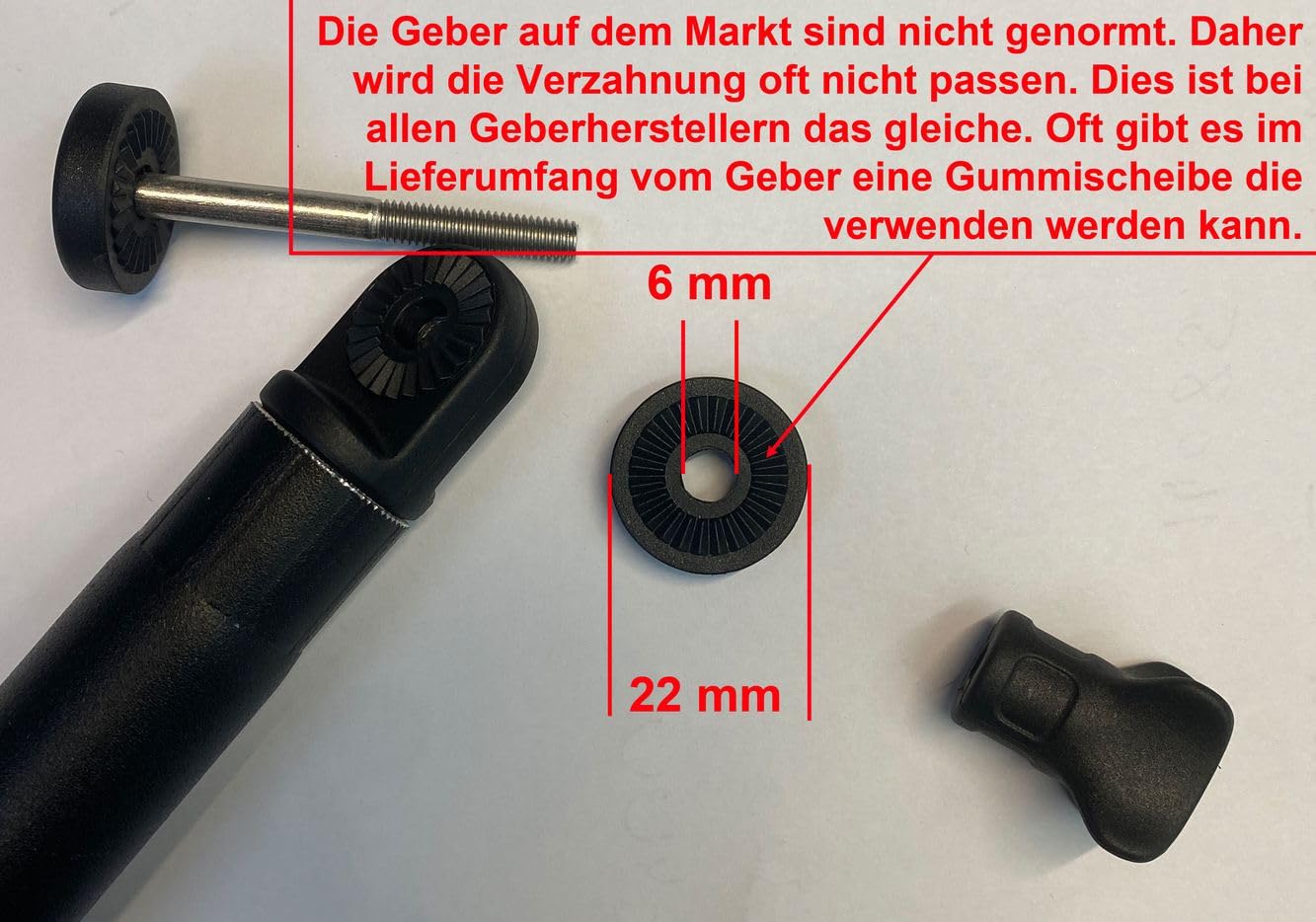 Fasten Geberstange für Heck oder Bug Montage Transducer für Echolot (300mm)