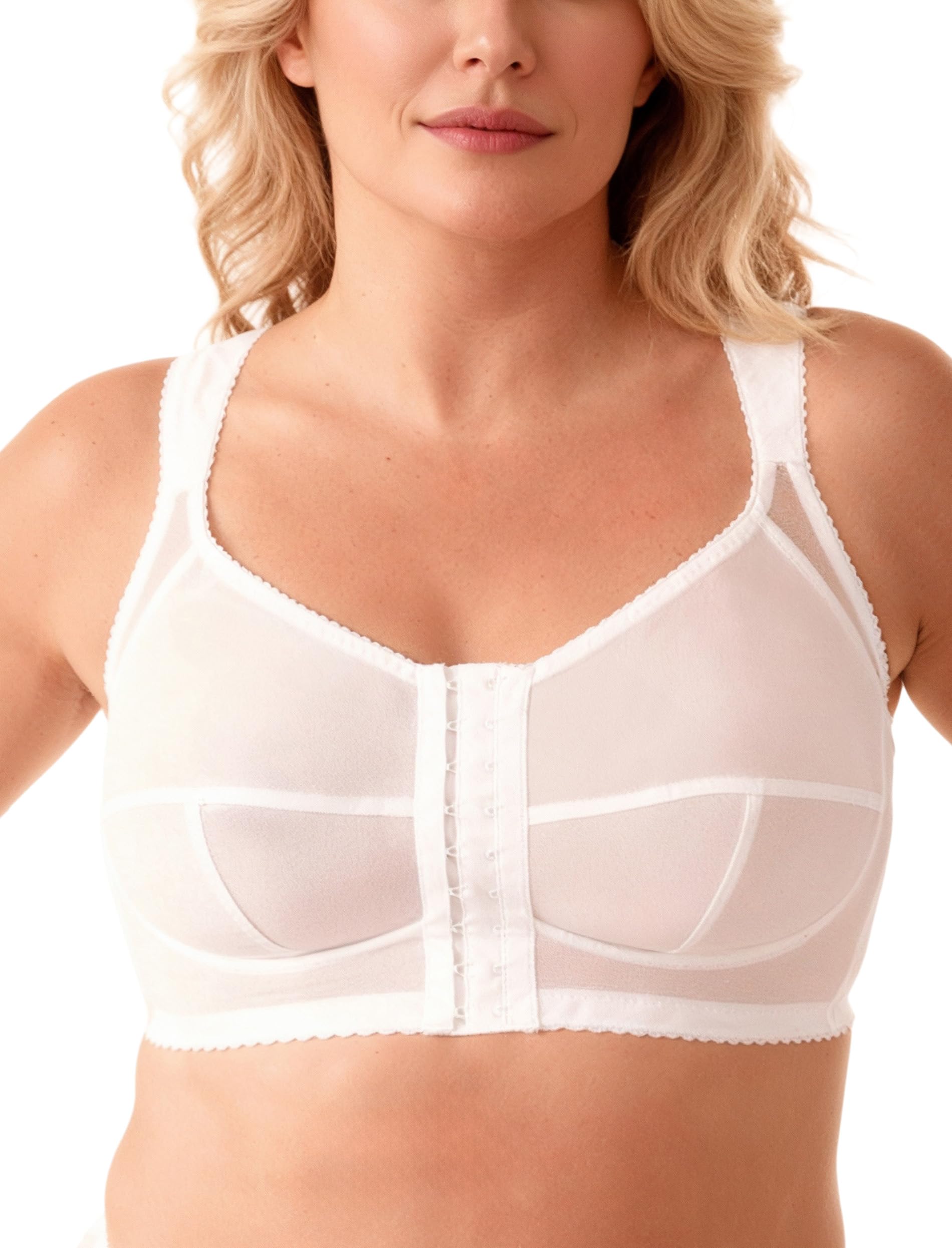 Vivisence Donna Reggiseno Morbido Senza Ferretti Chiusura Frontale Sostegno