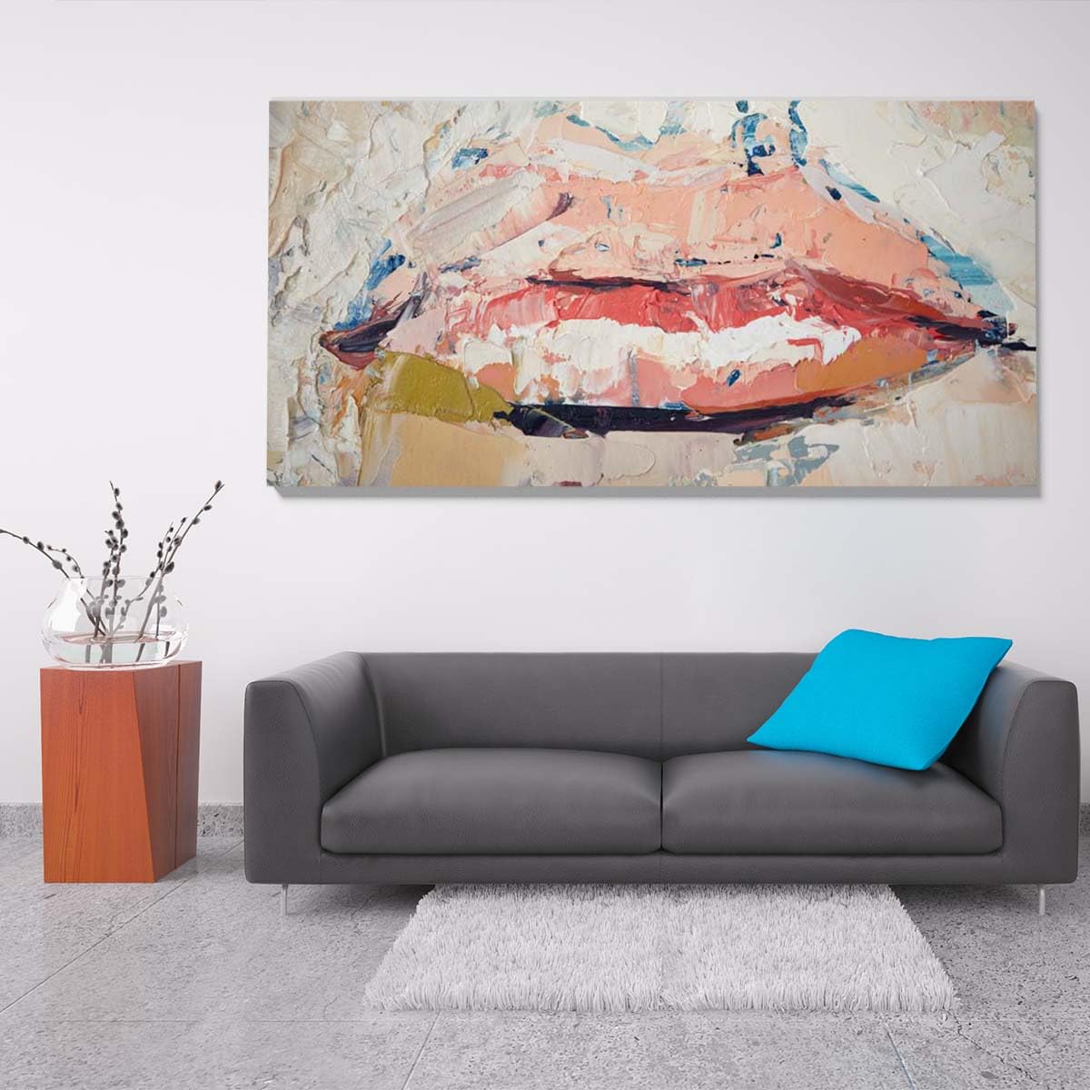 bpa Nature Abstract, Canvas wall art, Multicolour, Canvas, 1 Piece, 100 x 50 cm By(®)