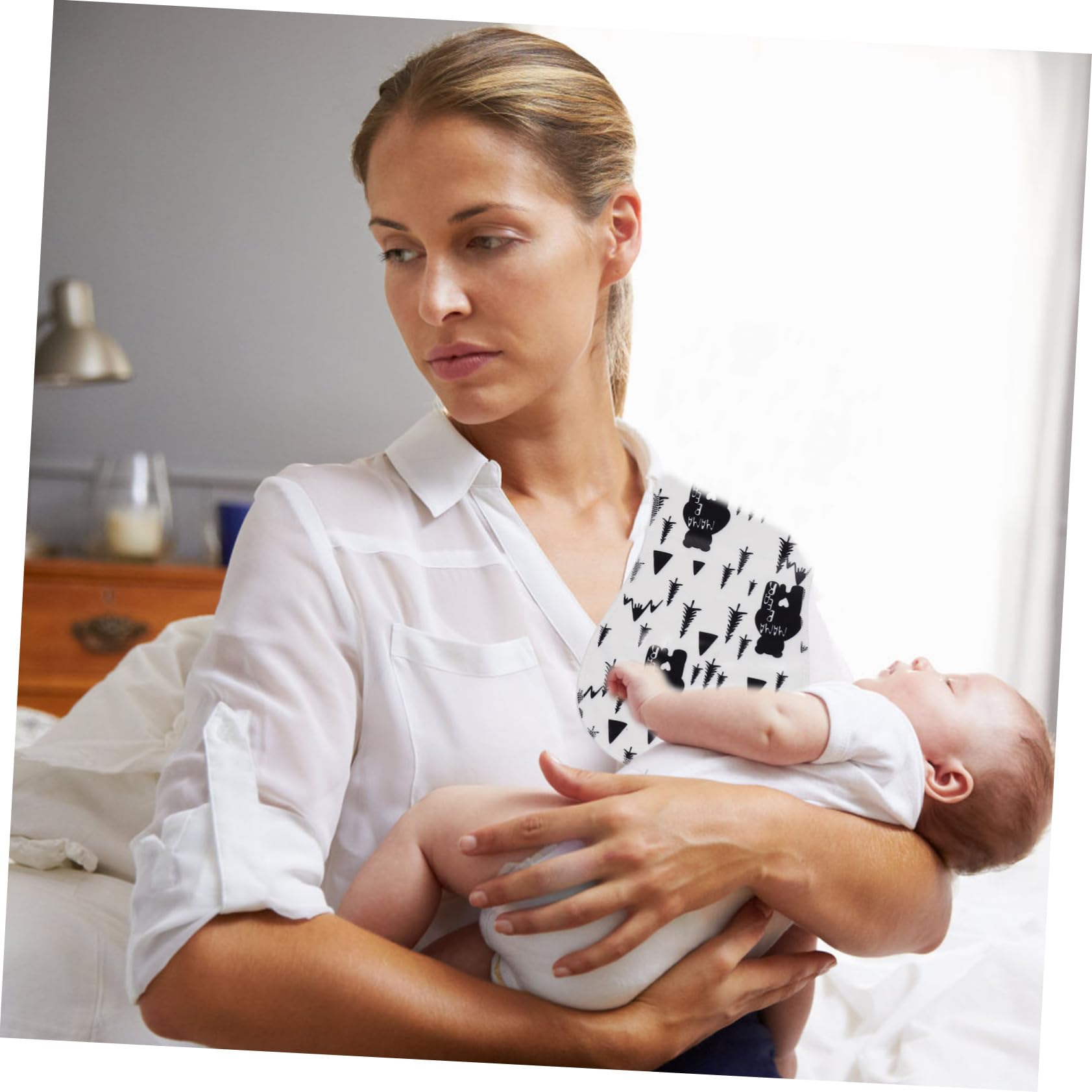 ibasenice 3sets Infant Spucktücher Baby Lätzchen Neugeborenen Baumwolle Handtuch Sanfte Material Für Kleinkinder 5 Stücke * 3