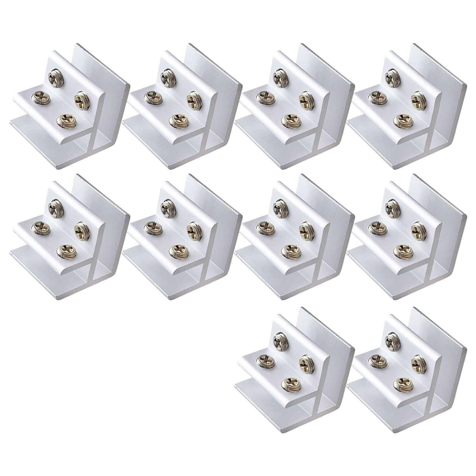 Arenmi 10 To 12 Mm Pack Of 10 90 Degree Tile Clip Tile Fastening Clamps Tile Connector For Stable Connection In Indoor & Outdoor Setting