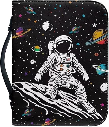 Miniatura 41 de TODIYADDU Funda de la Biblia para las mujeres, cubierta de la Biblia de la PU, suave bolsa de libro personalizada impermeable, bolsa de iglesia