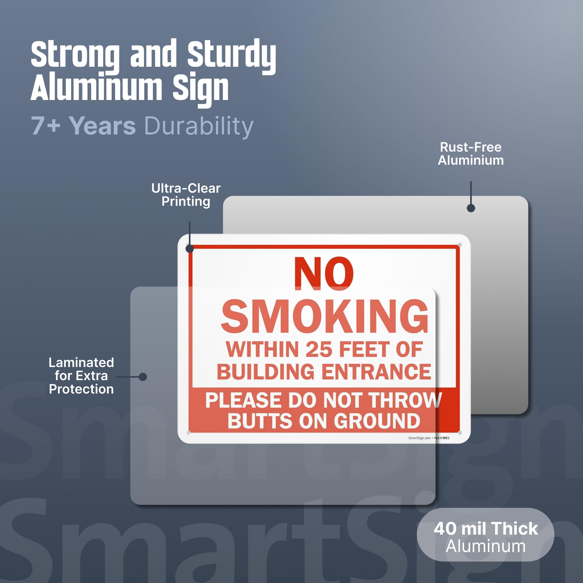 Design Your Own Engraved Custom No Smoking Sign - Custom Signs - View #13
