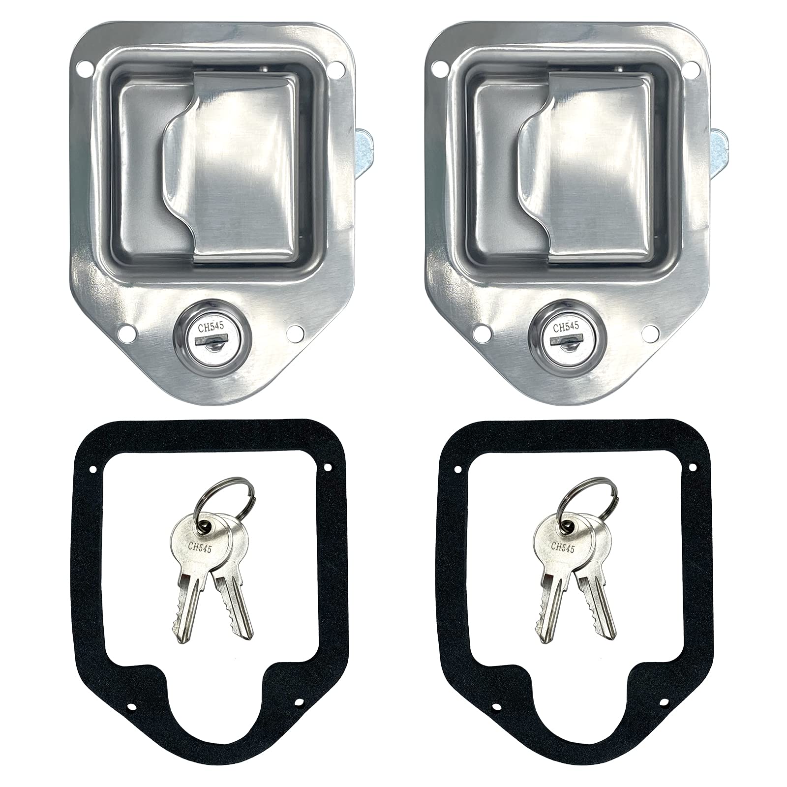 Buy Toolbox RV Handle Latch Stainless Steel Tool Box Latch Paddle Lock