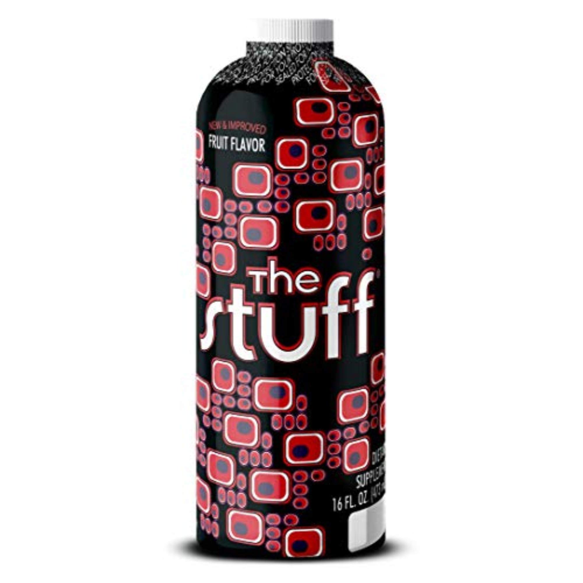 Detoxify The Stuff Extra– Fruit Flavor – 16 oz - Herbal Cleansing - Plus Sticker and Bag