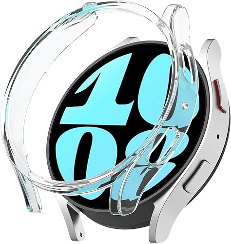 Miniatura 8 de TenCloud Paquete de 8 fundas protectoras diseñadas para Samsung Galaxy Watch 6 de 1.575 pulgadas, 1.732 pulgadas, versión 2023 de policarbonato duro