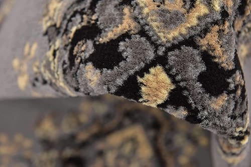 Vista 651 de Unique Loom Reza Collection- Alfombra, Polipropileno, Marrón Marrón/ marfil