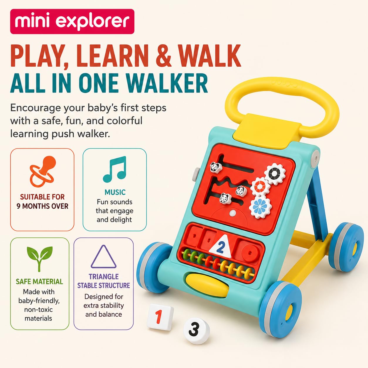 MiniExplorer Baby Walker - First Steps! -3