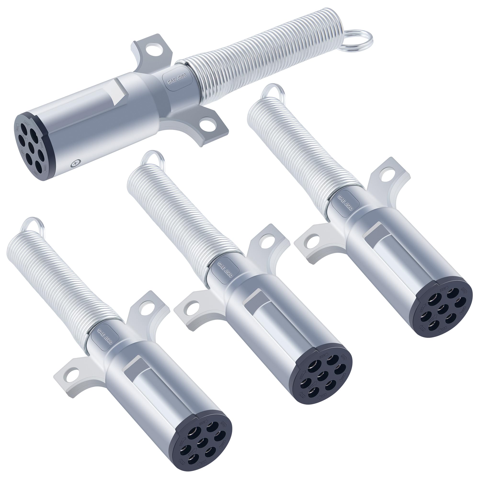 Photo 1 of Dazakoot 7-Way Trailer Connector Plug - Silver